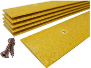 Yellow Anti - Slip Decking Strips – 50mm GRP Stair Treads for Outdoor Safety - Slips Away - Decking strips - YELLOW DECKING SAMPLE - 