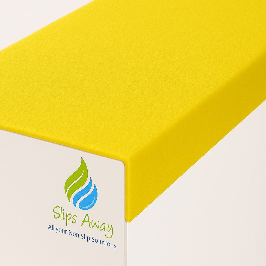 Yellow Anti - Slip GRP Stair Tread Step Covers - Slips Away - ST1424YL - 