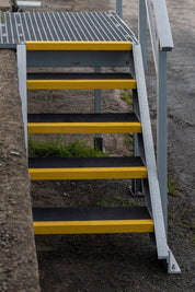 Yellow Anti - Slip GRP Stair Tread Step Covers - Slips Away - ST1424YL - 