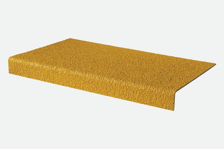 Yellow Anti - Slip GRP Stair Tread Step Covers - Slips Away - ST1424YL - 