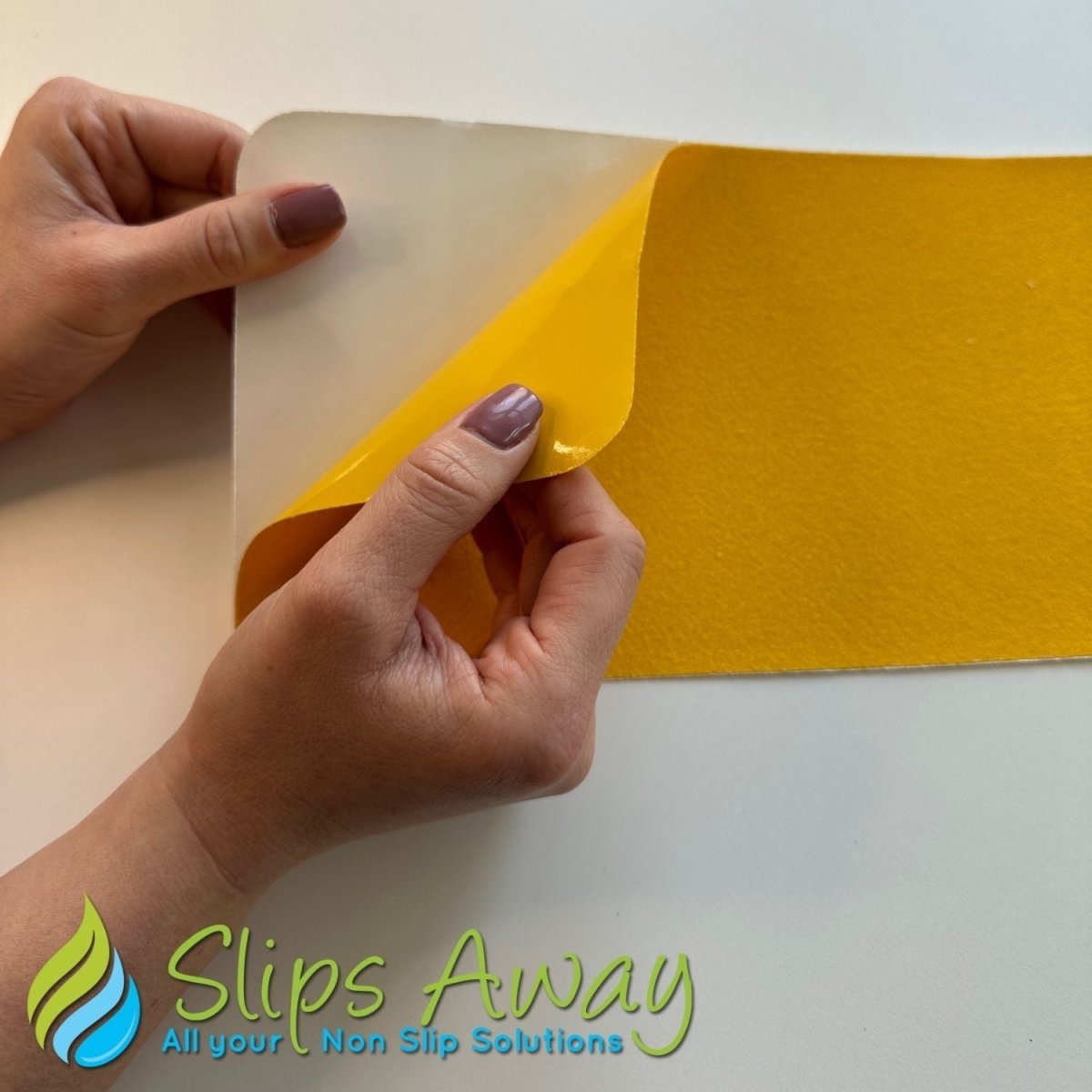 Yellow Anti-Slip Tape Roll – Pro Standard Grade Non-Slip Traction Tape for Indoor & Outdoor Use | 25mm–1000mm Wide - Slips Away - Anti slip tape - H3401Y 140x140 10xpck -