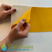 Yellow Anti-Slip Tape Roll – Pro Standard Grade Non-Slip Traction Tape for Indoor & Outdoor Use | 25mm–1000mm Wide - Slips Away - Anti slip tape - H3401Y 140x140 10xpck -