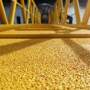 YELLOW GRP Anti-Slip Panel Sheets | Heavy-Duty, Non-Slip Flooring | Weather & Corrosion Resistant - Slips Away - GRP Anti Slip Panels - YELLOW GRP SHEET 1.2m x 1.2m -