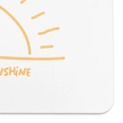 You Are My Sunshine Bathmat - Retro Sunburst Bath Mat - Sunrays Hippie Bath Mat - Bohemian Bath Rug - White Stone Non Slip Bath Mat -39X60Cm - Slips Away - Bath mat - 1330596590 -