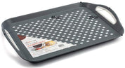 2x Set of Anti-Slip Rectangular Plastic Dinner/Drinks Serving Tray - Slips Away - ‎B07ZBLJ4FX -