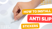 Non Slip Bath & Shower Stickers - 28x White Discs