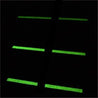 8 Pack Anti Slip Strips Luminous, Glow in the Dark Pre Cut Tape , 12" x 2" - Slips Away - SA044 -