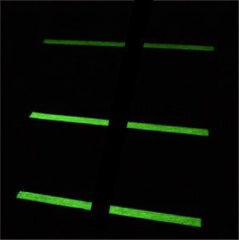 8 Pack Anti Slip Strips Luminous, Glow in the Dark Pre Cut Tape , 12" x 2" - Slips Away - SA044 -