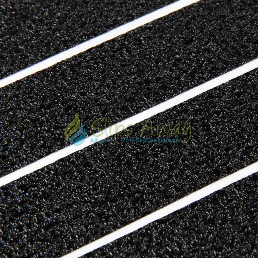 Anti Slip Bath & Shower Stickers – 16x Black Strips - Slips Away - SA014 -