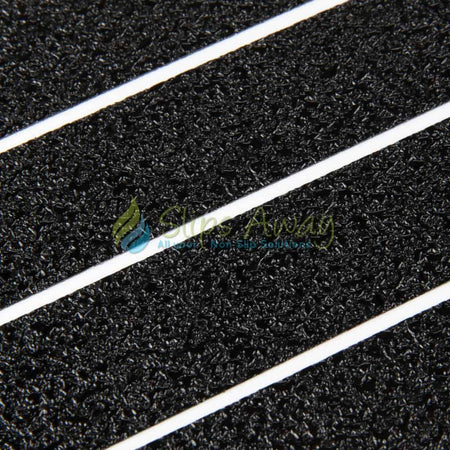 Anti Slip Bath & Shower Stickers – 16x Black Strips - Slips Away - SA014 -