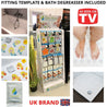 Anti Slip Bath & Shower Stickers – 16x Clear Strips - Slips Away - SA013 -