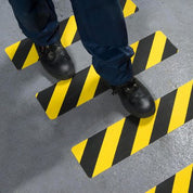 Anti Slip Hazard Warning Tape Pre Cut Sheets 24″x6″ - 10x Pack - Slips Away - SA066 -