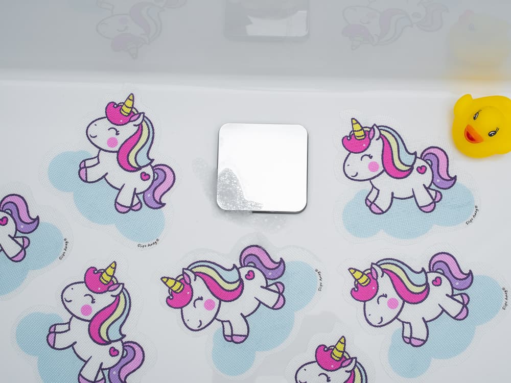 Anti Slip Kids Bath Stickers - Cute Unicorn ( 5x Pack ) - Slips Away - SA024 -