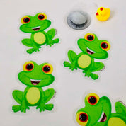 Anti Slip Kids Bath Stickers - Friendly Frog (5x Pack ) - Slips Away - SA022 -