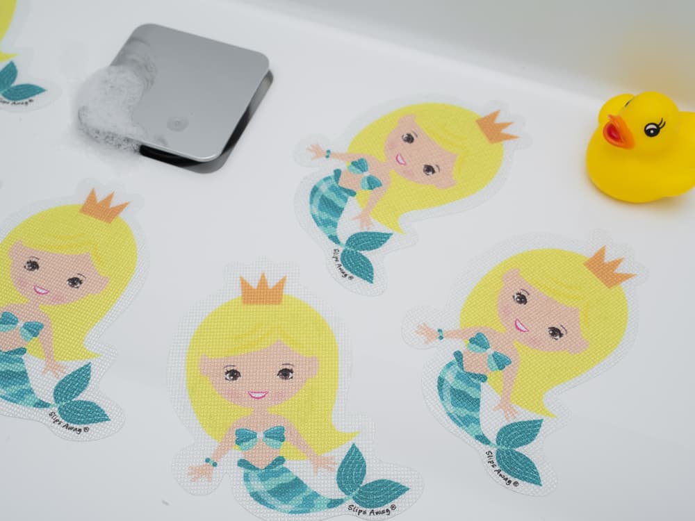 Anti Slip Kids Bath Stickers - Mermaid ( 5x Pack ) - Slips Away - SA020 -
