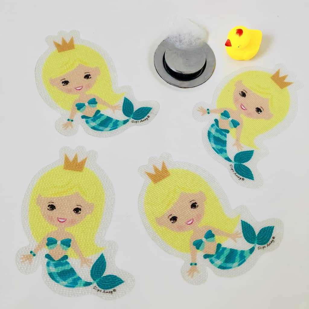 Anti Slip Kids Bath Stickers - Mermaid ( 5x Pack ) - Slips Away - SA020 -