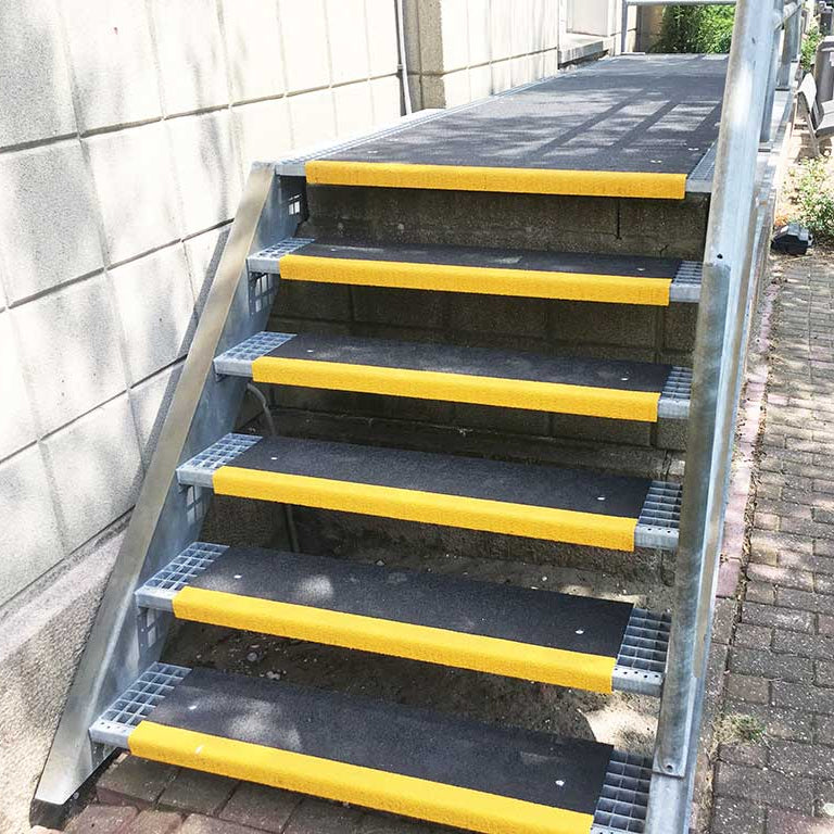 Anti Slip Stair Tread Covers GRP 500mm, 750mm 1000mm - Slips Away - Anti Slip Stair Tread Covers GRP 500mm -