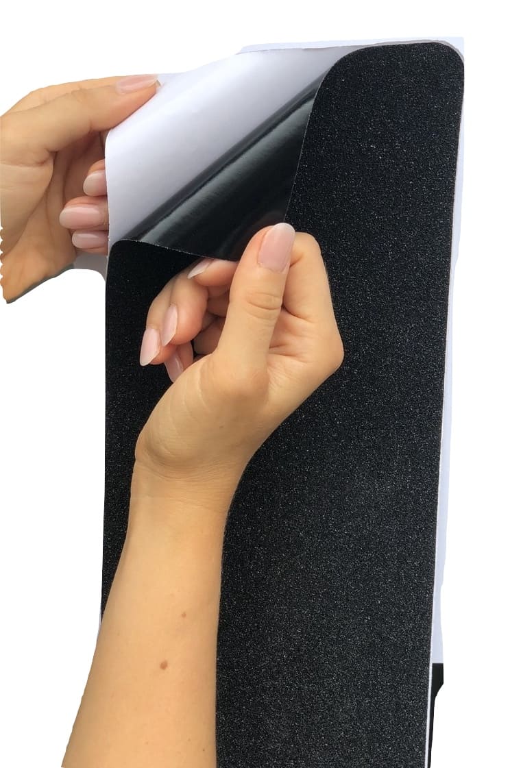 Anti Slip Tape for Steps in Black 10x Pre Cut Treads 24″x6″ - Slips Away - SA018 -