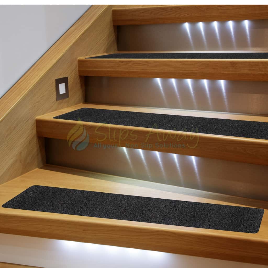 Anti Slip Tape in Black 15x Treads 24″x6″ - Slips Away - SA034 -