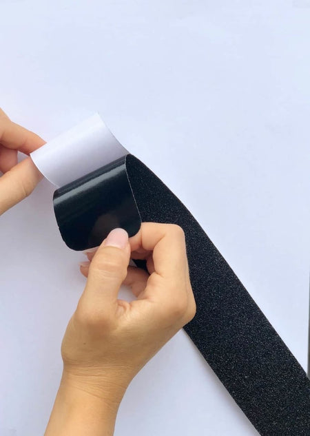 Anti Slip Tape Pre Cut Treads in Black 12