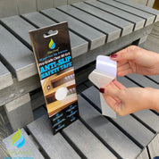 Anti Slip Tape Pre Cut Treads in Clear 12" x 2 " 8x Pack - Slips Away - SA028 -