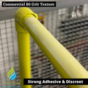 Anti Slip Tape Pre Cut Treads in Clear 12" x 2 " 8x Pack - Slips Away - SA028 -