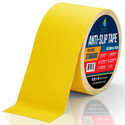 Yellow Anti Slip Tape Rolls Standard Grade - Slips Away - Non slip tape - 100mm x 18.3m -Made in the UK - Highest Quality