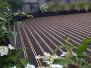 Black Extra Wide Anti Slip Decking Strips - Slips Away - wide decking strip black 600mm x 90mm -