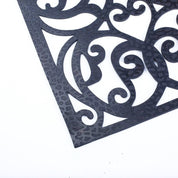 Black Rubber Stair Tread Covers - 75 x 25 cm, Non-Slip, Waterproof Mats for Indoor and Outdoor Stairs x 5 Pack - Slips Away - B08JZ66CW5 -