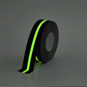 Black Safety-Grip with photoluminescent stripe Anti Slip Tape Roll - Slips Away - H3403N-Glow-Line-Safety-Grip-50mm-N -