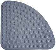 Corner Shower Mat Anti-slip Quadrant - Anti-Bacterial Suction Mat for Shower or Tub 54x54CM,