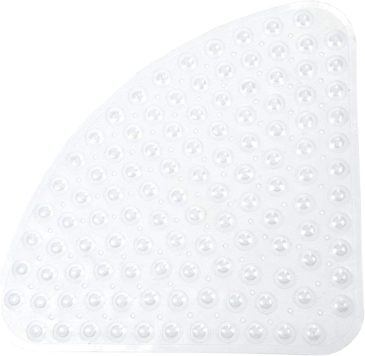 Corner Shower Mat Anti-slip Quadrant - Anti-Bacterial Suction Mat for Shower or Tub 54x54CM,