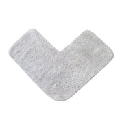Corner Shower Mat - L Shaped 70 x 35cm 100% Cotton Supersoft, Absorbent - Slips Away - Water Absorbent - 1278838057 -