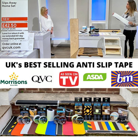 Course Grade Anti Slip Tape Rolls 18m - Slips Away - H3402N Safety-Grip Coarse - Black-25mm-1-1-1 -