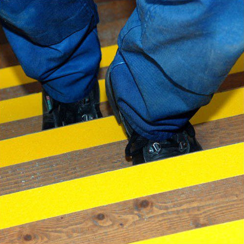 Course Grade Anti Slip Tape Rolls 18m - Slips Away - H3402N Safety-Grip Coarse - Black-25mm-1-1-1 -