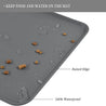 Dog Food Mat, Silicone Dog Bowl Mat, Non-Slip Cat and Dog Feeding Mat, Waterproof Dog Placemat L (47 * 30) - Slips Away - B0B8C349PV -