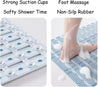 Eco-Friendly Non-Slip Bath/Shower Mat with Rapid Drainage - Ideal for Bathroom or Kitchen Floor (27" x 16"/68 x 40cm) - Slips Away - B0C62G6N9M -