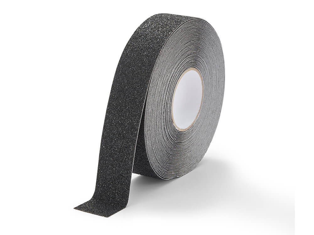 Extra Course Grade Anti Slip Tape Rolls 18m - Slips Away - H3402NUC-Extra-Coarse-Safety-Grip-Black-25mm -