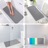 Extra Long 43X92 cm Rubber Non Slip Bathtub & Shower Mat - Soft Mat for Bathroom Tub with Strong Suction Cups