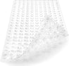 Extra Long Anti-Slip Bathtub Mat for Safety and Comfort – High Quality Vinyl Shower Mat ( White or Clear ) - Slips Away - B0CFVG57F8 -