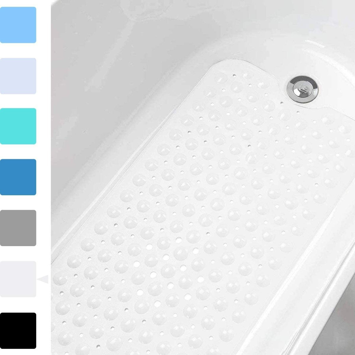 Shower Mat with 200 Suction Cups, Machine Washable 100 x 40cm