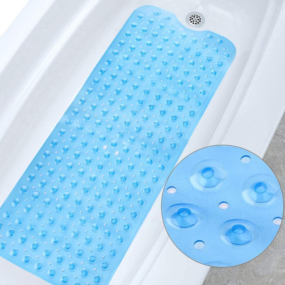 Shower Mat with 200 Suction Cups, Machine Washable 100 x 40cm