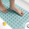 Extra Long Non-Slip Bath Mat for Tub - 100 x 40cm - Anti-Mould, Machine Washable Bathroom Bathtub Mat with Suction Cups and Drain Holes - Slips Away - Bath mat - B09YY4GSS7 -