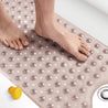 Extra Long Non-Slip Bath Mat for Tub - 100 x 40cm - Anti-Mould, Machine Washable Bathroom Bathtub Mat with Suction Cups and Drain Holes - Slips Away - Bath mat - B09YY4TDRG -