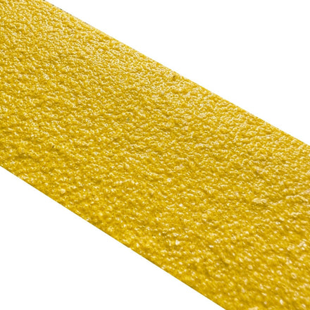 Extra Wide Non Slip Decking Strips GRP Heavy Duty Pro Grade 90mm - YELLOW - Slips Away - Decking strips - wide decking strip yellow 600mm x 90mm -