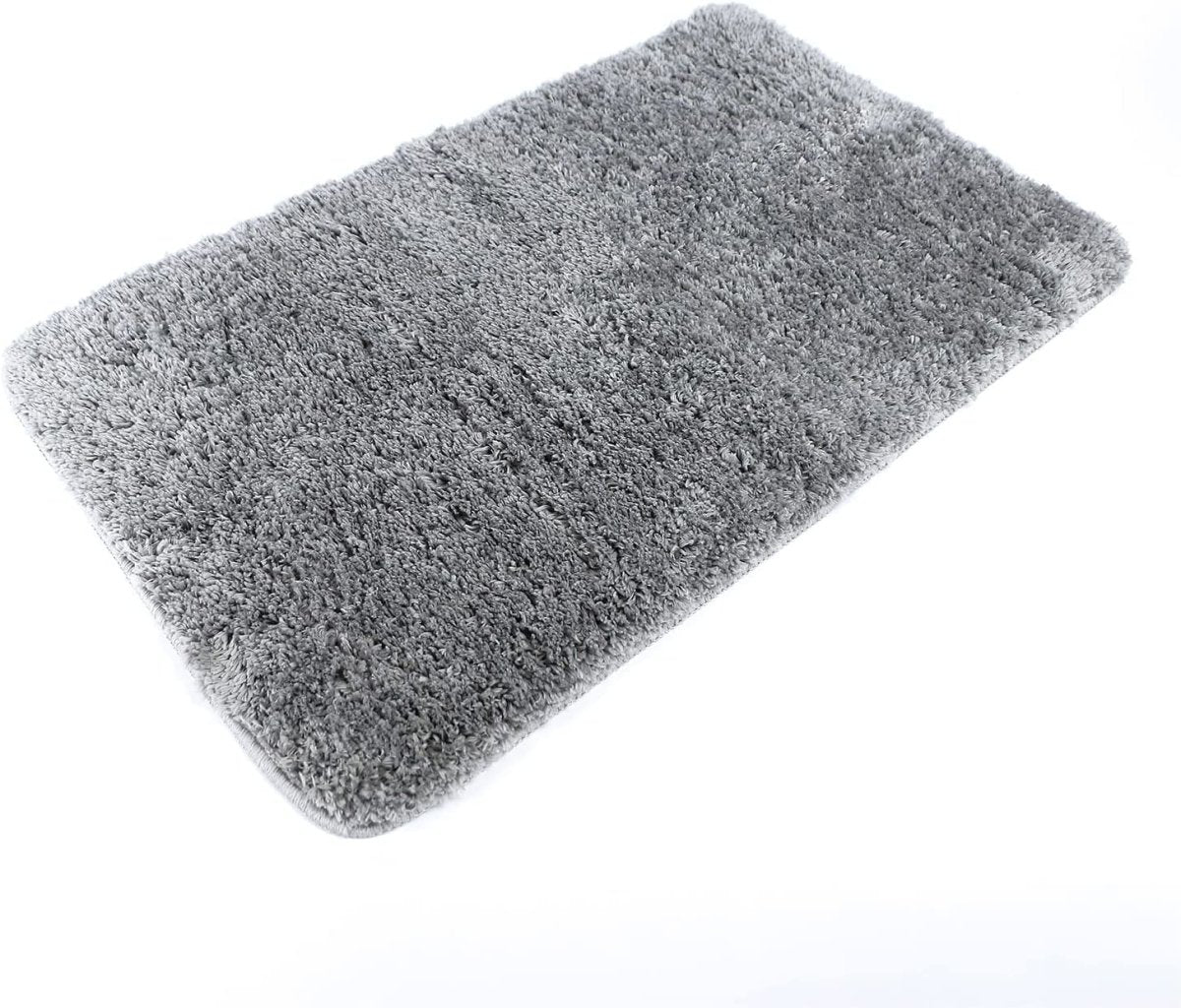 Fluffy Bathroom Shower Mat Water Absorbent & Machine Washable - (80 x 50 cm) - Slips Away - B09WHY2C72 -