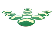 Glow in the dark arrows 100mm ( 10x Pack ) - Slips Away - H8104 glow in dark arrows 10x pack -