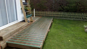 Green Non Slip Decking Strips - Slips Away - decking strip green 600mm x 50mm -