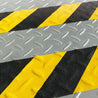 Hazard Conformable Anti Slip Traction Pro Grade Aluminium Backed Rolls - Slips Away - Anti slip tape - H3406D-Black-Yellow-Conformable-Safety-Grip-25mm -