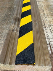 Hazard Non Slip Decking Strips - Slips Away - Hazard Non Slip Decking Strips 600mm x 50mm -
